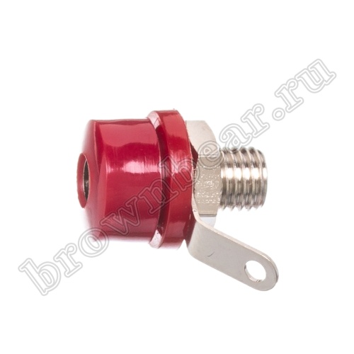 Клемма приборная для разъема Banana, тип 10 (гнездо), красная BP-10R фото 3