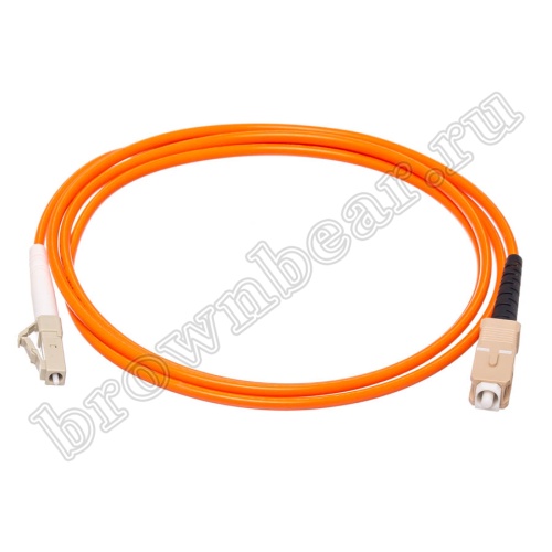 LC-SC патч-корд многомодовый 50/125 1м (Simplex)  фото 2