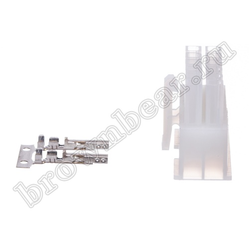 Разъем питания Mini-Fit 12 контактов, гнездо на кабель, шаг 4,2мм MF-12F фото 7