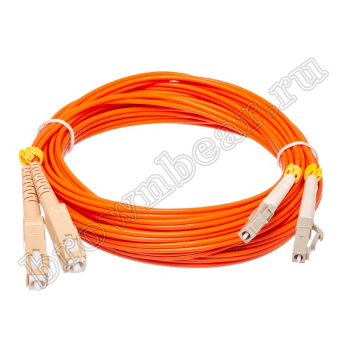 LC-SC патч-корд многомодовый 50/125 5м (Duplex)  фото 2