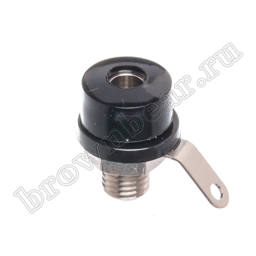 Клемма приборная для разъема Banana, тип 10 (гнездо), черная BP-10B фото 6