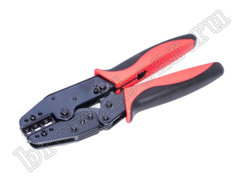 Пресс-клещи (кримпер) для обжима неизолированных клемм на провод 4-8 AWG HT-5135N1