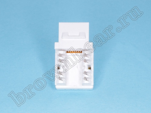 Модуль RJ-45 8P8C кат.5e, Keystone, тип KRONE  фото 2