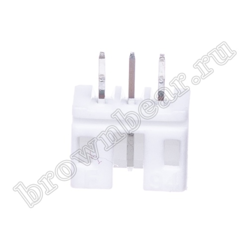 Разъем питания 3 контакта, вилка на плату, шаг 2.0 мм MW-3M фото 6