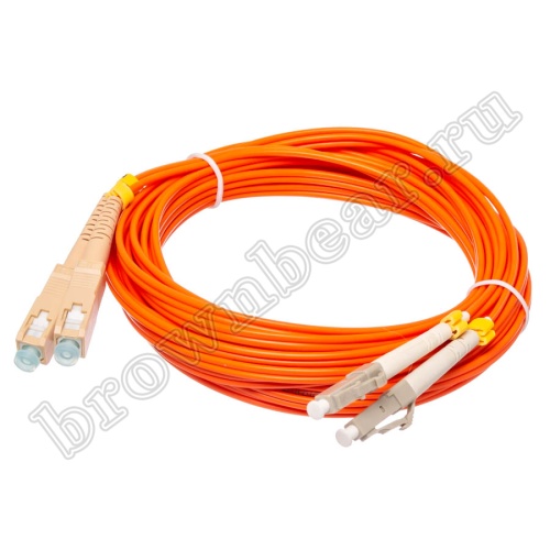 LC-SC патч-корд многомодовый 50/125 5м (Duplex) 