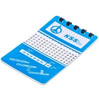 Маркеры самоклеящиеся для проводов, цифры 1-45, блокнот 10 листов