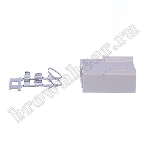 Разъем питания 4 контакта, гнездо на кабель, шаг 2.54 мм HU-4 фото 3