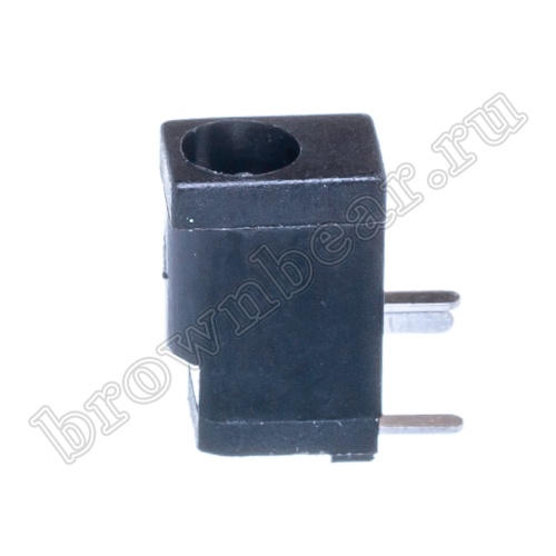 Разъем питания штырьковый DC гнездо, 1.3 мм, на плату, плоские контакты DJK-05D фото 4