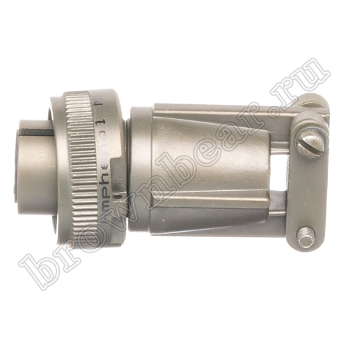 Разъём Amphenol серии MS, 3 контакта, розетка на кабель, тип 14S, резьбовой MS3106E-14S-7S фото 6