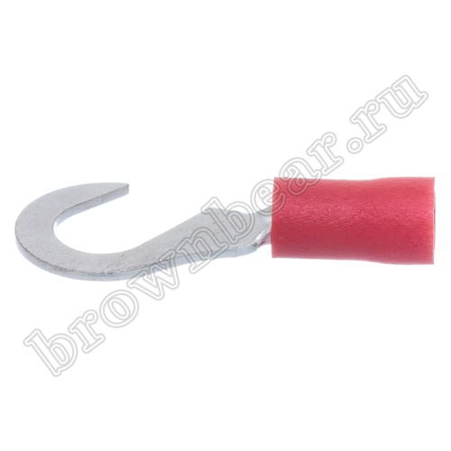 Клемма крюк тип "C" 6.4 мм на провод 0.5 - 1.5 мм², изолированная, кратно 100шт. TCI-1.25-6 фото 7