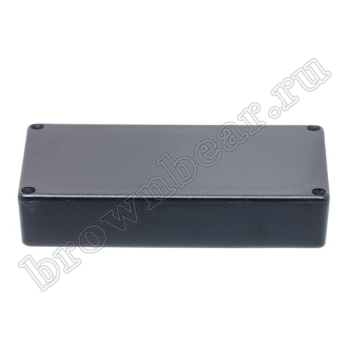 Корпус для РЭА пластиковый 112 х 58 х 22 мм, черный фото 5