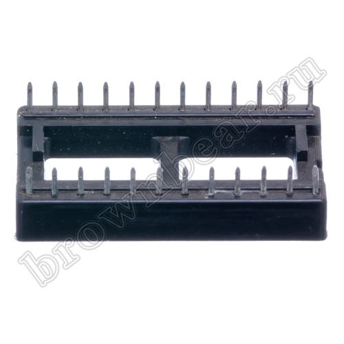 Панелька для микросхем DIP 24, кратно 20 шт. фото 5