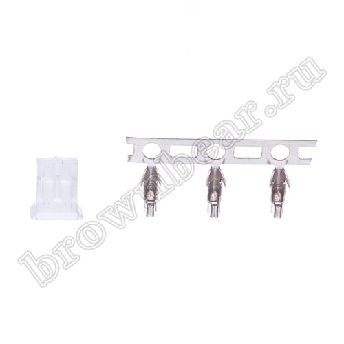 Разъем питания 2 контакта, гнездо на кабель, шаг 2.0 мм MU-2F фото 4