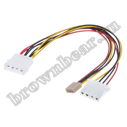 Переходник питания, Molex - Molex/FDD Floppy, GCP-2 SC-021