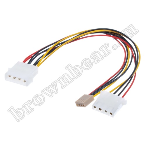 Переходник питания, Molex - Molex/FDD Floppy, GCP-2 SC-021