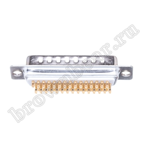 Разъем D-SUB  44 контакта, вилка на кабель, пайка, тип 2 DHS-44M фото 4