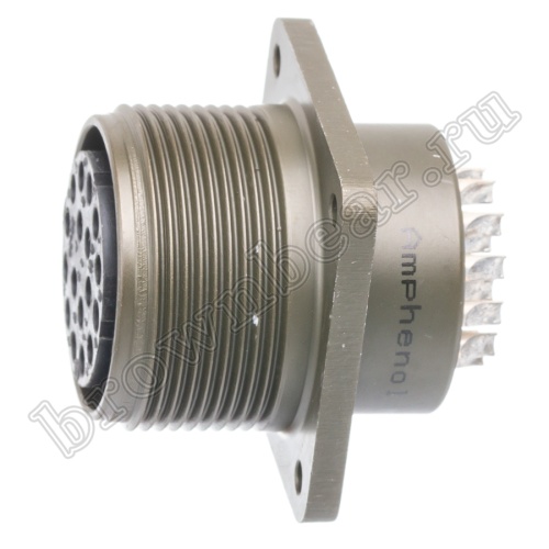 Разъём Amphenol серии MS, 17 контактов, розетка на блок, тип 20, резьбовой MS3102E-20-29S фото 2