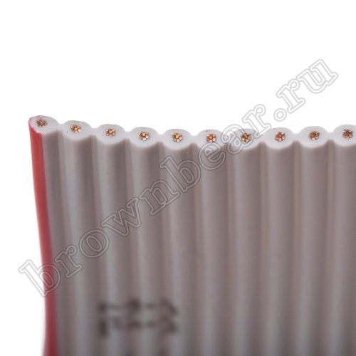 Кабель плоский, шлейф 28 проводников, шаг 1.27 мм фото 3