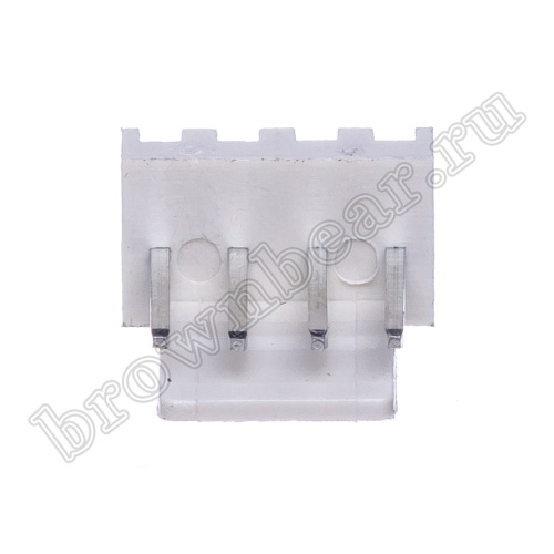 Разъем питания 4 контакта, вилка на плату, шаг 2.54 мм WF-4 фото 2