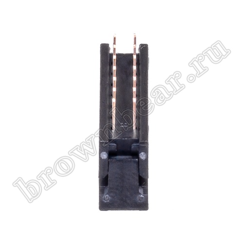 Разъем IDC 2х7 контактов на плату для наколки на шлейф, шаг 2.54мм FDC-14 фото 4