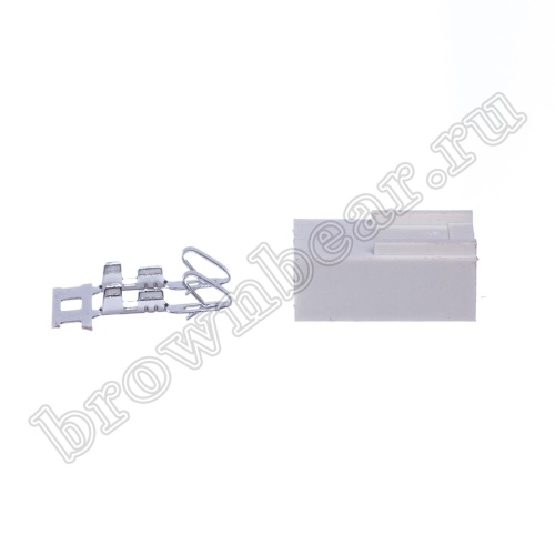 Разъем питания 3 контакта, гнездо на кабель, шаг 2.54 мм HU-3 фото 3