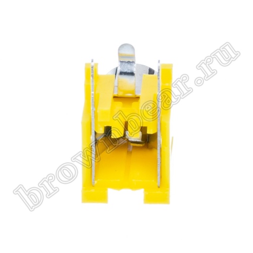 Разъем RCA-тюльпан, гнездо на плату, желтый RP-4-Y фото 4