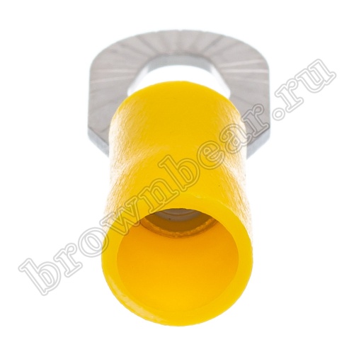 Клемма кольцевая обжимная тип "O" 3.7 - 5.3 мм на провод 4.0 - 6.0 мм², изолированная, кратно 100шт. TRI-5.5-3/5 фото 5