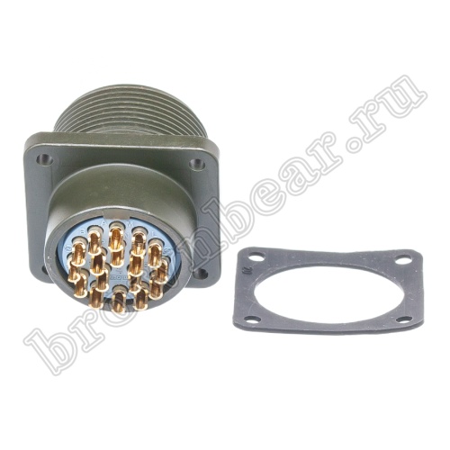 Разъём промышленный круглый MIL-5015 серии MS 17 контактов, вилка на блок фото 4