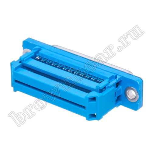 Разъем D-SUB 25 контактов, гнездо на плоский кабель DI-25F фото 6