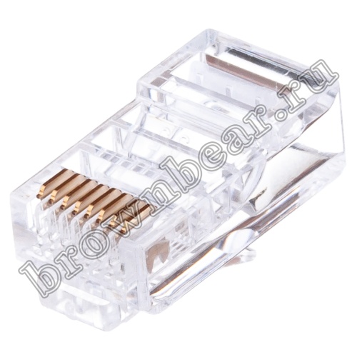 Разъём RJ-45 (8P8C), вилка под многожильную витую пару TPR-8P8C
