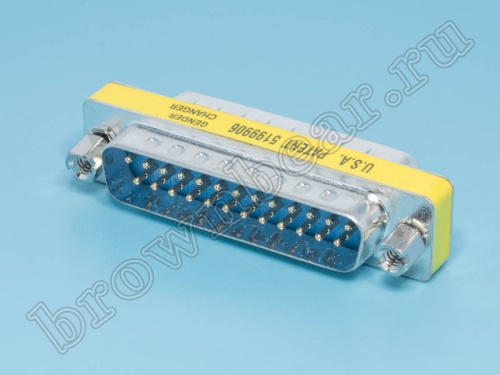 Переходник мини D-SUB 25 вилка - D-SUB 25 вилка GCM-25MM фото 2