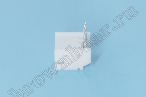 Разъем питания 3 контакта, вилка на плату, прямой угол, шаг 2.0 мм MW-3MR фото 5