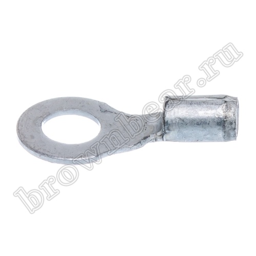 Клемма кольцевая обжимная тип "O" 4.0 мм, на провод 0.25 - 1.5 мм², неизолированная, кратно 100шт. TR-1.25-4S фото 5