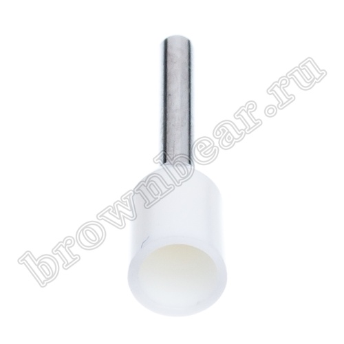 Кабельный наконечник штыревой втулочный изолированный НШВИ 8 мм, под опрессовку на провод 0.5 мм², упаковка 100шт. TIC-0.5-8 фото 4