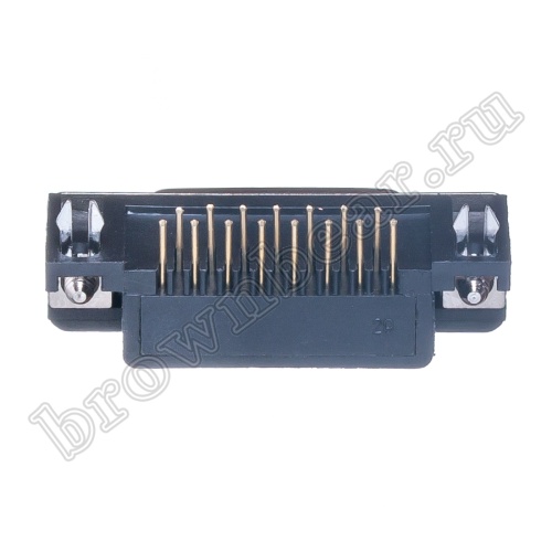 Разъем D-SUB  15 контактов, гнездо на плату, прямой угол  7.2мм, тип 2 DRB-15FA фото 4