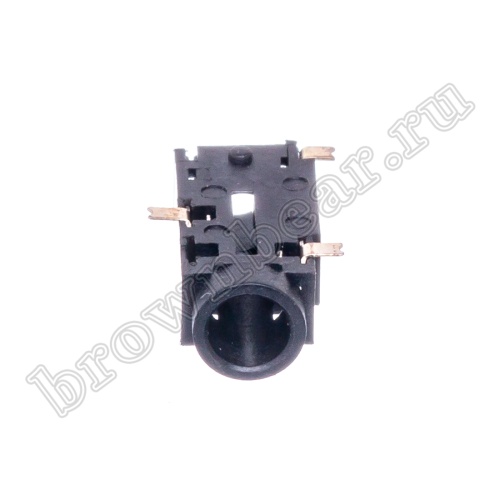 Разъём 3.5мм гнездо mini Jack на плату, поверхностный монтаж, стерео, 3 контакта AUB-36 фото 2