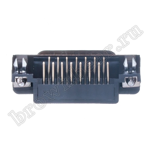 Разъем D-SUB  15 контактов, вилка на плату, прямой угол  7.2мм, тип 2 DRB-15MA фото 5