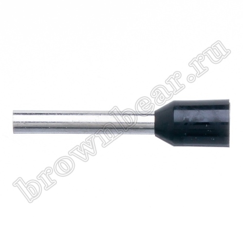 Кабельный наконечник штыревой втулочный изолированный НШВИ 12 мм, под опрессовку на провод 1.5 мм², упаковка 100шт. TIC-1.5-12 фото 3