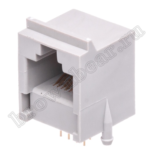 Разъём RJ-45 гнездо на плату, 8P8C, тип 8 TJ8-8P8C фото 6