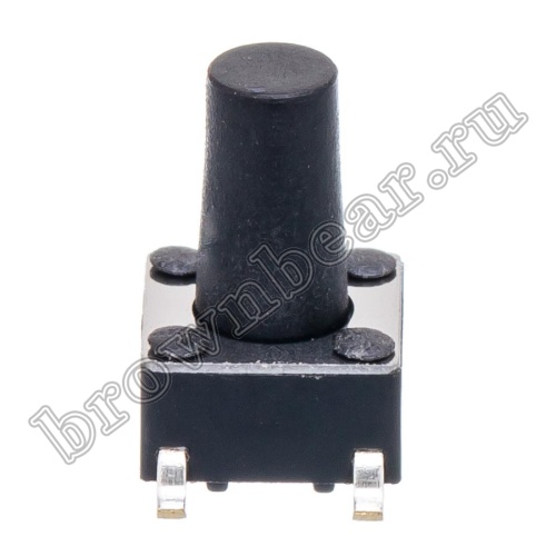 Кнопка тактовая SMD, 6х6 мм, h=9.5, 4 контакта фото 6