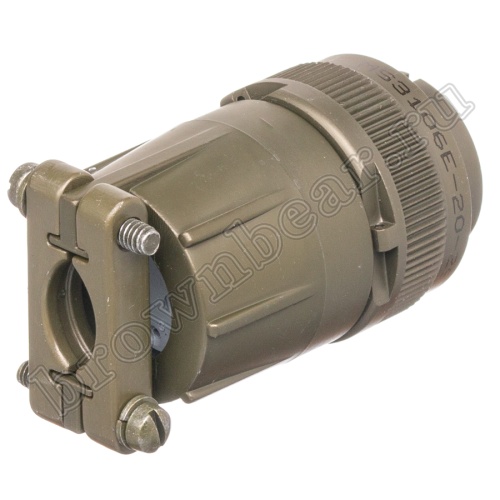 Разъём Amphenol серии MS, 17 контактов, розетка на кабель, тип 20, резьбовой MS3106E-20-29S фото 3