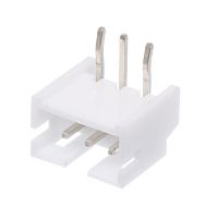 Разъем питания 3 контакта, вилка на плату, прямой угол, шаг 2.0 мм, тип 2 MW-3MR/2