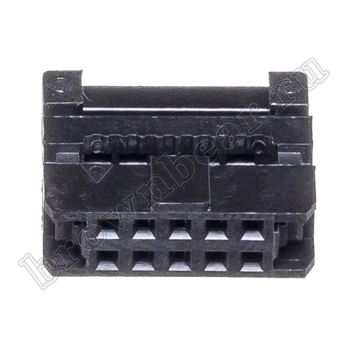 Разъем IDC 2х5 розетка на плоский кабель, шаг 2.00мм IDC2-10 фото 3