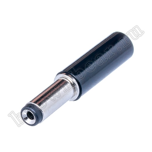 Разъем питания DC штекер 2.1 х 5.5мм, на кабель, L=14мм DJK-10AL