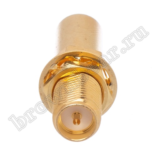Разъем RP-SMA Amphenol, штекер на кабель RG-58, обжимной, позолоченный 132118RP фото 8