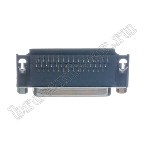 Разъем D-SUB 44 контакта, гнездо на плату, прямой угол DHR-44F фото 8