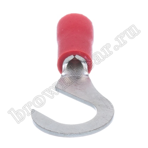 Клемма крюк тип "C" 6.4 мм на провод 0.5 - 1.5 мм², изолированная, кратно 100шт. TCI-1.25-6 фото 5