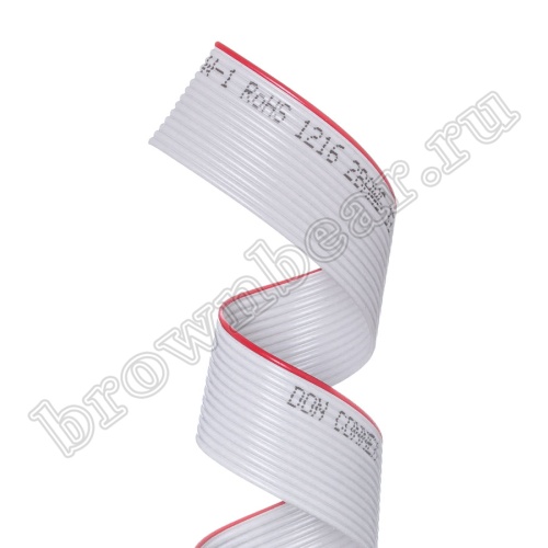 Кабель плоский, шлейф 14 проводников, шаг 1.27 мм