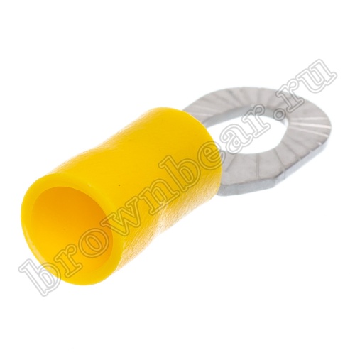 Клемма кольцевая обжимная тип "O" 3.7 - 5.3 мм на провод 4.0 - 6.0 мм², изолированная, кратно 100шт. TRI-5.5-3/5 фото 4