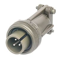 Разъём Amphenol серии MS, 3 контакта, вилка на кабель, тип 14S, резьбовой MS3106E-14S-7P